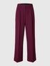Selected Femme rita wide pant fig/melange bordeaux